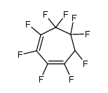 5H-nonafluorocyclohepta-1,3-diene Structure