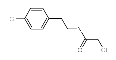 2-Chloro-N-[2-(4-chloro-phenyl)-ethyl]-acetamide结构式