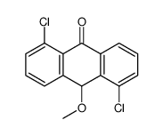 1,5-dichloro-10-methoxy-10H-anthracen-9-one结构式