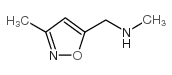 N-METHYL-1-(3-METHYLISOXAZOL-5-YL)METHANAMINE Structure