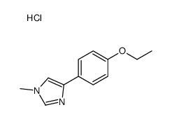 4-(4-ethoxyphenyl)-1-methylimidazole,hydrochloride结构式