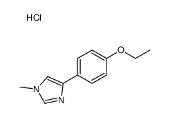 4-(4-ethoxyphenyl)-1-methylimidazole,hydrochloride Structure