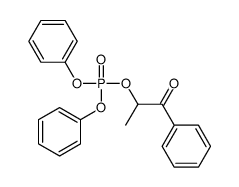 (1-oxo-1-phenylpropan-2-yl) diphenyl phosphate Structure