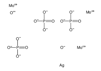 molybdenum(4+),oxosilver,tetraphosphate Structure