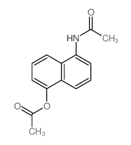 Acetamide,N-[5-(acetyloxy)-1-naphthalenyl]- Structure