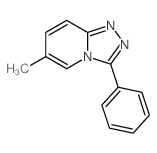 1,2,4-Triazolo[4,3-a]pyridine,6-methyl-3-phenyl-结构式
