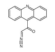 1-(acridin-9-yl)-2-diazoethan-1-one结构式