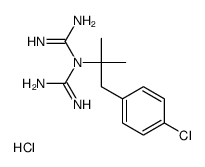 1-carbamimidoyl-1-[1-(4-chlorophenyl)-2-methylpropan-2-yl]guanidine,hydrochloride结构式