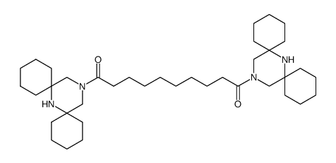 15,15'-sebacoyl-bis(7,15-diazadispiro[5,1,5,3]hexadecane)结构式