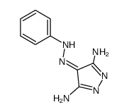 4-Phenylhydrazonopyrazol-3,5-diamine结构式