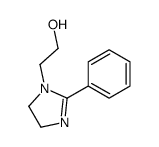2-(2-phenyl-4,5-dihydroimidazol-1-yl)ethanol结构式