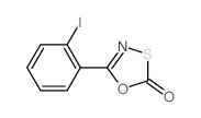 5-(2-iodophenyl)-1,3,4-oxathiazol-2-one structure