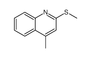 4-methyl-2-methylsulfanylquinoline Structure