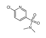 6-chloro-N,N-dimethylpyridine-3-sulfonamide结构式