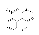 1-bromo-4-(dimethylamino)-3-(2-nitrophenyl)but-3-en-2-one Structure