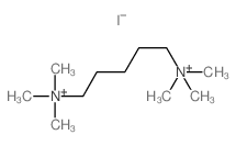 N,N-Pentamethylenebis(trimethylammonium) diiodide结构式