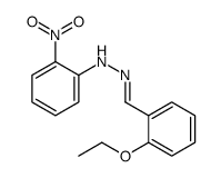 N-[(2-ethoxyphenyl)methylideneamino]-2-nitroaniline Structure