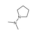 N,N-dimethylpyrrolidin-1-amine结构式