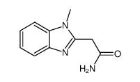 1H-Benzimidazole-2-acetamide,1-methyl-(9CI)结构式