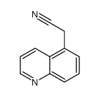 2-(quinolin-5-yl)acetonitrile Structure