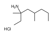 3,5-dimethyloctan-3-ylazanium,chloride Structure