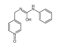 1-[(1-oxidopyridin-1-ium-4-yl)methyl]-3-phenylurea结构式