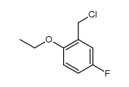 5-Fluor-2-aethoxy-α-chlortoluol Structure