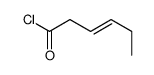 hex-3-enoyl chloride Structure