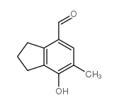 7-Hydroxy-6-Methyl-2,3-dihydro-1h-indene-4-carbaldehyde structure