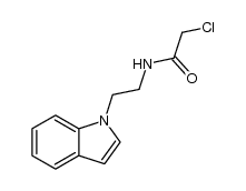 2-chloro-N-[2-(indol-1-yl)ethyl]acetamide结构式