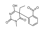 5-ethyl-1-methyl-5-(2-nitrophenyl)-1,3-diazinane-2,4,6-trione Structure