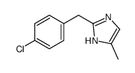 2-[(4-chlorophenyl)methyl]-5-methyl-1H-imidazole结构式