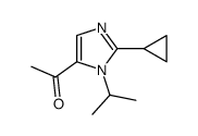 1-(2-cyclopropyl-3-isopropyl-3H-imidazol-4-yl)-ethanone结构式