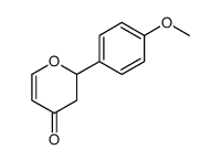 2-(4-methoxyphenyl)-2,3-dihydropyran-4-one Structure