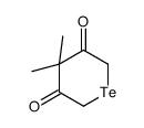 4,4-dimethyltellurane-3,5-dione结构式