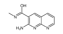 2-amino-N-methyl-1,8-naphthyridine-3-carboxamide Structure