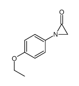 Aziridinone, 1-(4-ethoxyphenyl)- (9CI)结构式