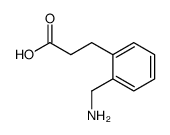 3-[2-(aminomethyl)phenyl]propanoic acid Structure