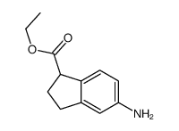 ethyl 5-amino-2,3-dihydro-1H-indene-1-carboxylate结构式