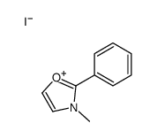 3-methyl-2-phenyl-1,3-oxazol-3-ium,iodide Structure