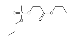 propyl 3-[methyl(propoxy)phosphoryl]oxypropanoate Structure