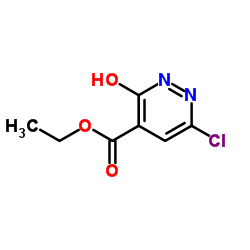 Ethyl 6-chloro-3-hydroxypyridazine-4-carboxylate Structure