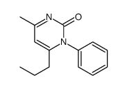 4-methyl-1-phenyl-6-propylpyrimidin-2-one Structure