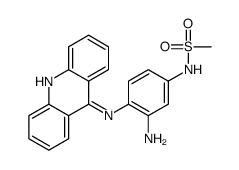 N-[3-Amino-4-[(acridine-9-yl)amino]phenyl]methanesulfonamide结构式
