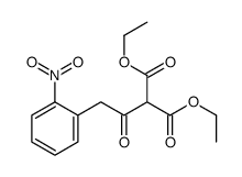 diethyl 2-[2-(2-nitrophenyl)acetyl]propanedioate Structure