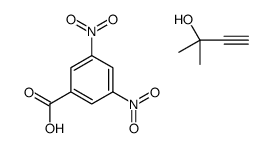 3,5-dinitrobenzoic acid,2-methylbut-3-yn-2-ol结构式