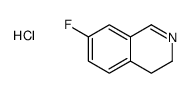 7-fluoro-3,4-dihydroisoquinoline,hydrochloride Structure