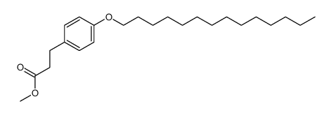 methyl 3-(4-(tetradecyloxy)phenyl)propanoate Structure