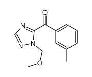 [2-(methoxymethyl)-1,2,4-triazol-3-yl]-(3-methylphenyl)methanone Structure