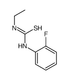 N-ETHYL-N'-(2-FLUOROPHENYL)THIOUREA structure